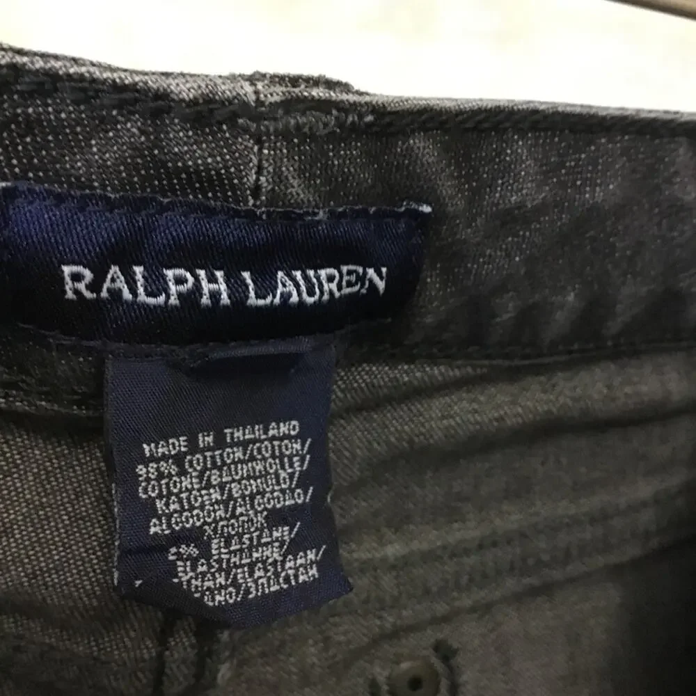 Ralph Lauren Girl Black Straight Jeans